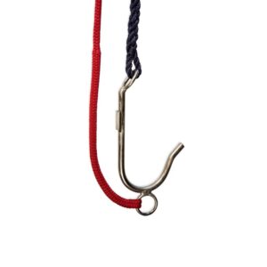 Neuringhaak met lijnen