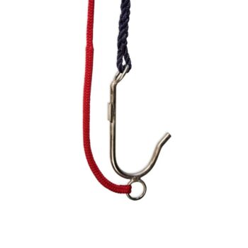 Neuringhaak met lijnen