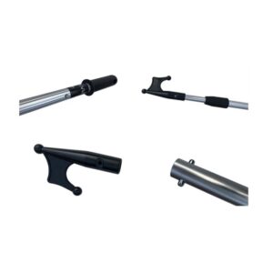 Aluminium boothaak, drijvend en uitschuifbaar