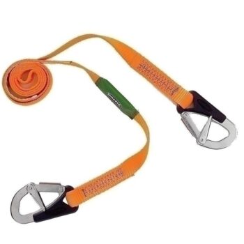 Veiligheidslijn twee haken 2 m