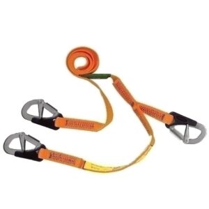 Veiligheidslijn drie haken 2 m