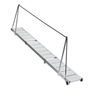 Swi-TEC loopplank met railing aluminium