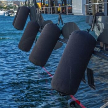 Fenderhoes lichtgewicht opblaasbare fenders